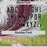 Custom Crimson Varsity Full-Snap Feather Fluid Pattern Letterman Baseball Jacket