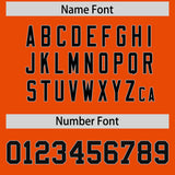 Custom Orange Varsity Full-Snap Color Block Letterman Jacket