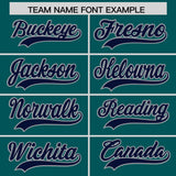 Custom Aqua Varsity Full-Snap Color Block Letterman Jacket