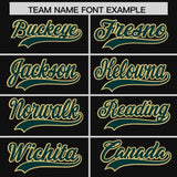 Custom Black Varsity Full-Snap Color Block Letterman Jacket