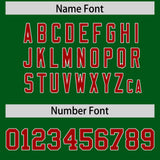 Custom Green Varsity Full-Snap Color Block Letterman Jacket