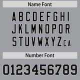 Custom Gray Varsity Full-Snap Color Block Letterman Jacket