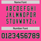 Custom Pink Varsity Full-Snap Color Block Letterman Jacket