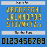 Custom Powder Blue Varsity Full-Snap Color Block Letterman Jacket