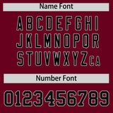 Custom Crimson Varsity Full-Snap Color Block Letterman Jacket