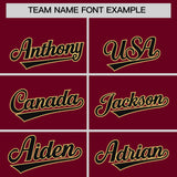 Custom Crimson Varsity Full-Snap Color Block Letterman Jacket