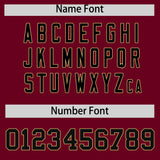 Custom Crimson Varsity Full-Snap Color Block Letterman Jacket