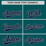 Custom Aqua Varsity Full-Snap Color Block Letterman Jacket