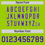 Custom Neon Green Varsity Full-Snap Color Block Letterman Jacket