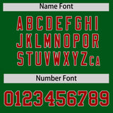 Custom Green Varsity Full-Snap Color Block Letterman Jacket