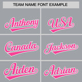 Custom Gray Varsity Full-Snap Color Block Letterman Jacket