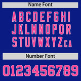 Custom Royal Varsity Full-Snap Color Block Letterman Jacket