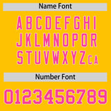 Custom Yellow Varsity Full-Snap Color Block Letterman Jacket