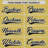 Custom Old Gold Varsity Full-Snap Color Block Letterman Jacket