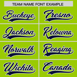 Custom Neon Green Varsity Full-Snap Color Block Letterman Jacket