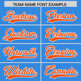 Custom Powder Blue Varsity Full-Snap Color Block Letterman Jacket