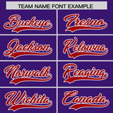 Custom Purple Varsity Full-Snap Color Block Letterman Jacket