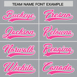 Custom Gray Varsity Full-Snap Color Block Letterman Jacket