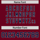 Custom Crimson Varsity Full-Snap Color Block Letterman Jacket