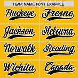 Custom Yellow Varsity Full-Snap Flower Pattern Letterman Two Tone Split Fashion Jacket