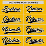 Custom Yellow Varsity Full-Snap Flower Pattern Letterman Two Tone Split Fashion Jacket