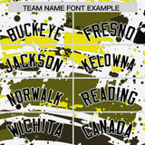 Custom Black Varsity Full-Snap Graffiti Pattern Letterman Baseball Jacket