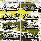 Custom Black Varsity Full-Snap Graffiti Pattern Letterman Baseball Jacket