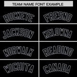 Custom Black Silver-White Color Block Varsity Full-Snap Letterman Hoodie Jacket