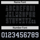 Custom Black Silver-White Color Block Varsity Full-Snap Letterman Hoodie Jacket