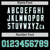 Custom Black Bright Green-White Color Block Varsity Full-Snap Letterman Hoodie Jacket