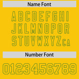 Custom Gold Kelly Green-White Color Block Varsity Full-Snap Letterman Hoodie Jacket