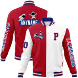 Custom Split Fashion Jacket Personalized Letterman Two Tone Raglan Sleeves Jacket
