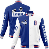 Custom Split Fashion Jacket Personalized Letterman Two Tone Raglan Sleeves Jacket