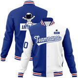 Custom Split Fashion Jacket Personalzied Raglan Sleeves  Bomber Baseball Jacket