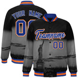 Custom City Connect Jacket Personalized Name Numbers Blend Windproof College Baseball Jacket