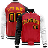 Custom Raglan Sleeves Baseball Jackets Full-Zip Cardigan Letterman Bomber Jacket Sportswear for Men