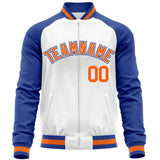 Custom Raglan Sleeves Men's Fashion Varsity Jacket Causal Cotton Letterman Baseball Bomber Jackets