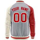 Custom Raglan Sleeves Fashion Varsity Jacket Causal Cotton Letterman Men's Baseball Bomber Jackets