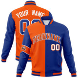 Custom Split Fashion Jacket Personalized Letterman Two Tone Baseball Jacket