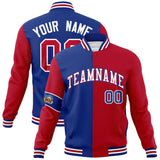 Custom Split Fashion Jacket Personalized Letterman Two Tone Jacket