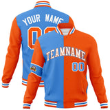 Custom Split Fashion Jacket Personalized Letterman Two Tone Jacket