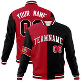 Custom Split Fashion Jacket Personalized Letterman Two Tone Jacket