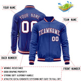 Custom Classic Style Letterman Jackets Personalized Stitched Letters & Number Full-Zip Mens Baseball Jacket