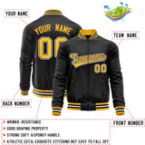 Custom Classic Style Men/Women/Youth Personalized Stitched Letters & Number Varsity Full-Zip Baseball Jacket