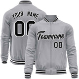 Custom Classic Style Stitched Letters & Number Design Your Style Varsity Full-Zip Baseball Jacket