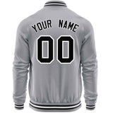 Custom Classic Style Stitched Letters & Number Design Your Style Varsity Full-Zip Baseball Jacket