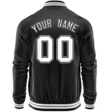 Custom Classic Style Stitched Letters & Number Design Your Style Varsity Full-Zip Baseball Jacket
