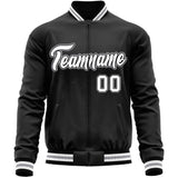 Custom Classic Style Stitched Letters & Number Design Your Style Varsity Full-Zip Baseball Jacket