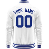 Custom Classic Style Stitched Letters & Number Design Your Style Varsity Full-Zip Baseball Jacket