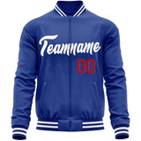 Custom Classic Style Stitched Letters & Number Design Your Style Varsity Full-Zip Baseball Jacket